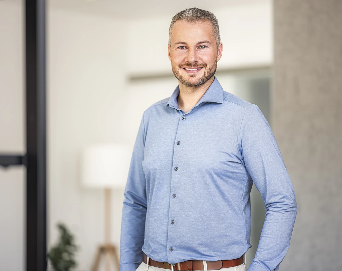 Porträt on Mitarbeiter Markus Weinmann.